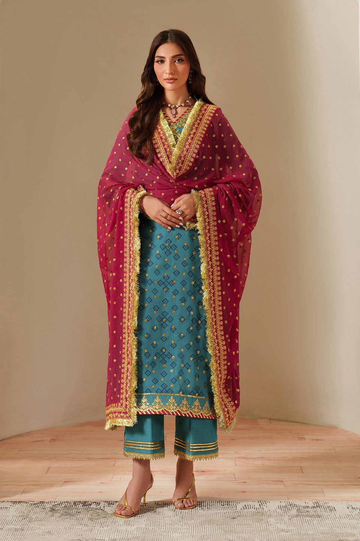 Alizeh | Fleur Chiffon |  AF-CH-2192-Elaira - Ladies Clothes - Maria Faisal