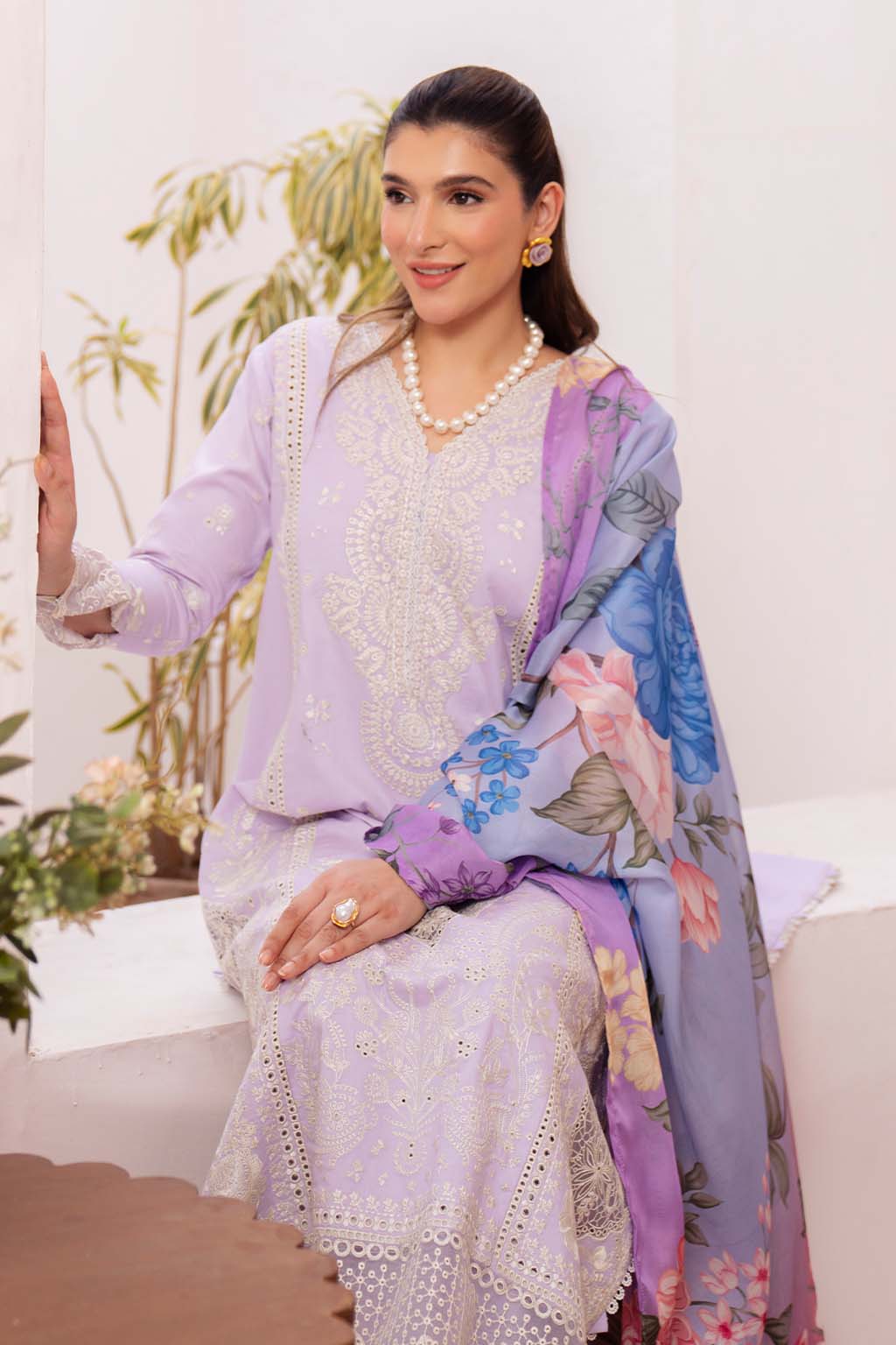 Neeshay | Symphony Luxury Lawn | MUSE by Maria Faisal - Registered Vendor of : Neeshay - type : Ladies Clothes - 100% original wedding dresses