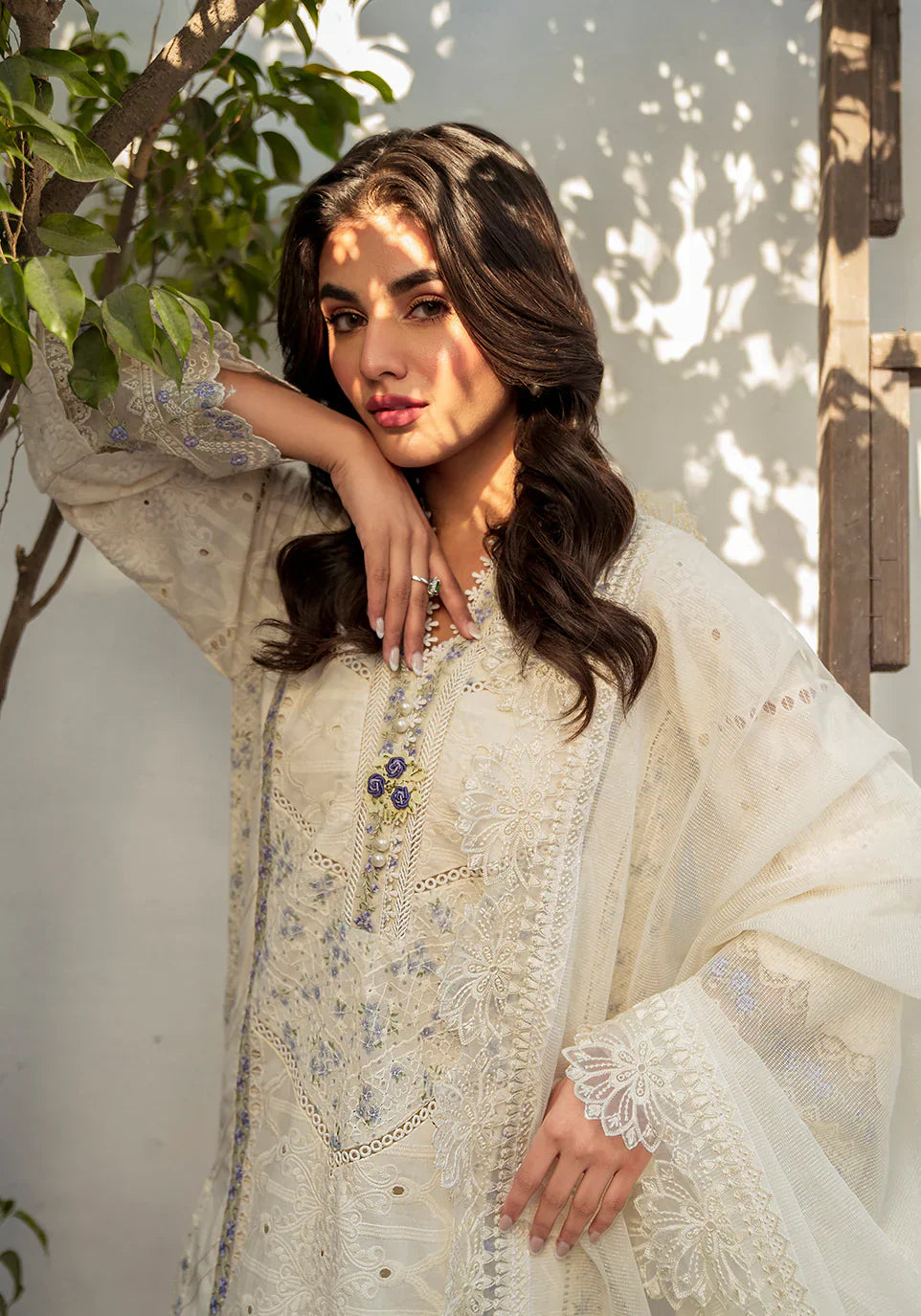Zarqash | Belle Ame 24 | BL 002 Rosettes - Ladies Clothes - Maria Faisal
