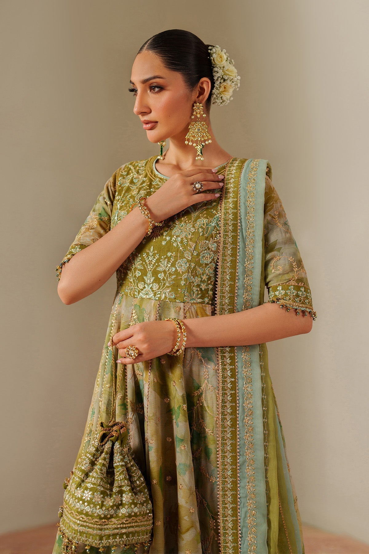 Alizeh | Fleur Chiffon |  AF-CH-2195-Renee - Ladies Clothes - Maria Faisal