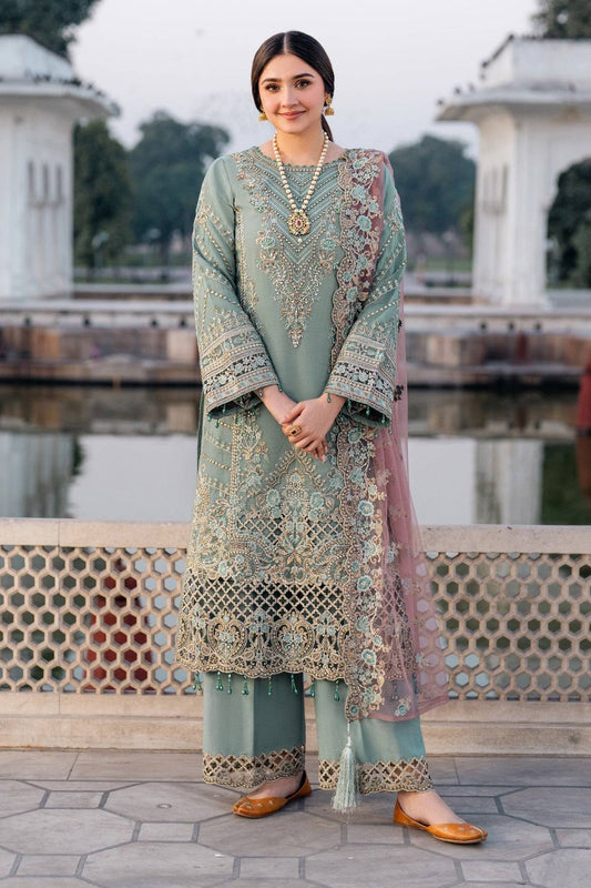 Imrozia Premium | Meeras Luxury Eid 25 | I-221 ZAMURD by Maria Faisal - Registered Vendor of : Imrozia Premium - type : Ladies Clothes - 100% original wedding dresses