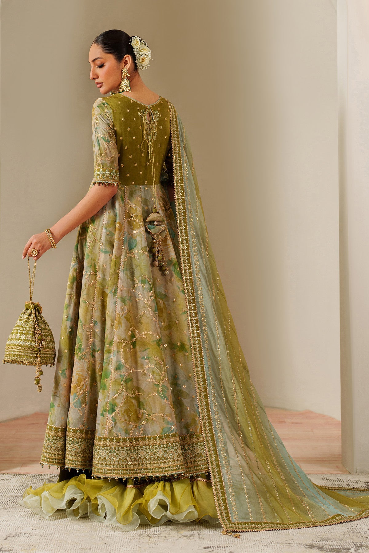 Alizeh | Fleur Chiffon |  AF-CH-2195-Renee - Ladies Clothes - Maria Faisal