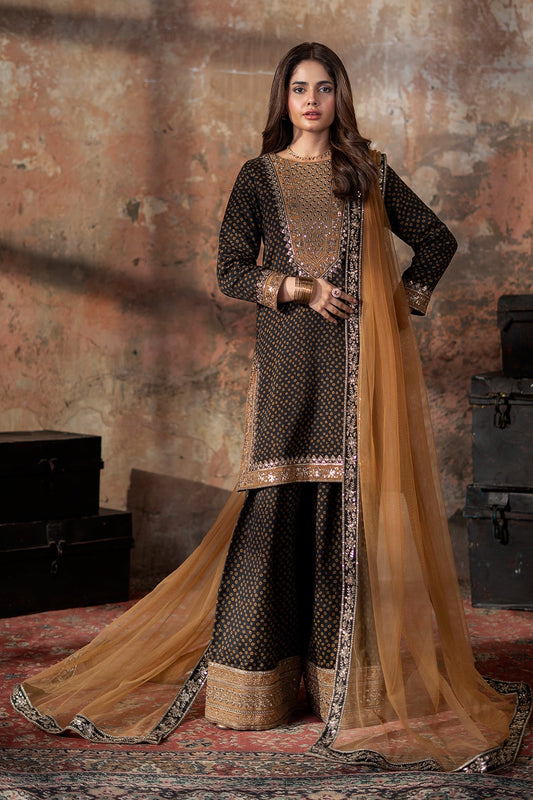 Charizma | Festive Pret  | CMA-6-202 - Dress - available at Maria Faisal in UK and USA.