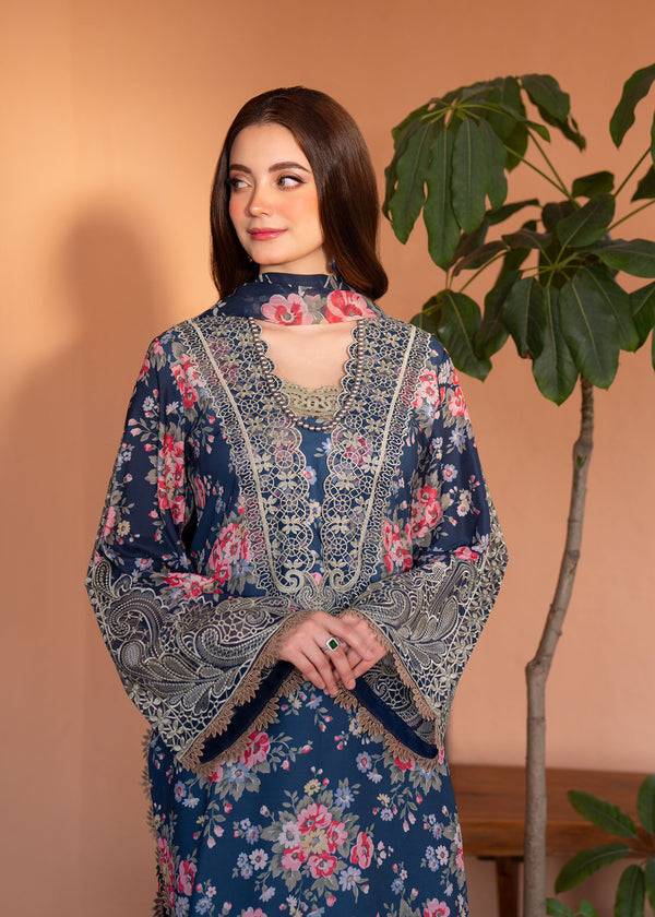 Myeesha | Lamhay Luxury Lawn 25 | Zohra by Maria Faisal - Registered Vendor of : Myeesha - type : Ladies Clothes - 100% original wedding dresses