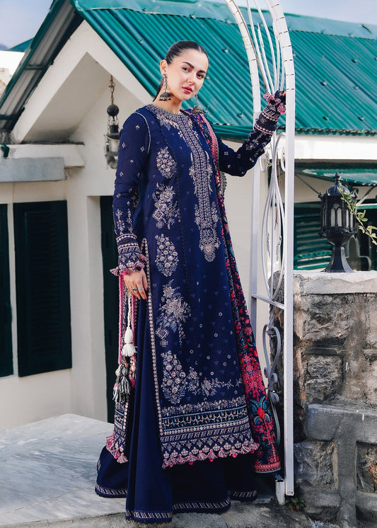 Hussain Rehar | Winter Shawl 24 | Barq - Ladies Clothes - Maria Faisal