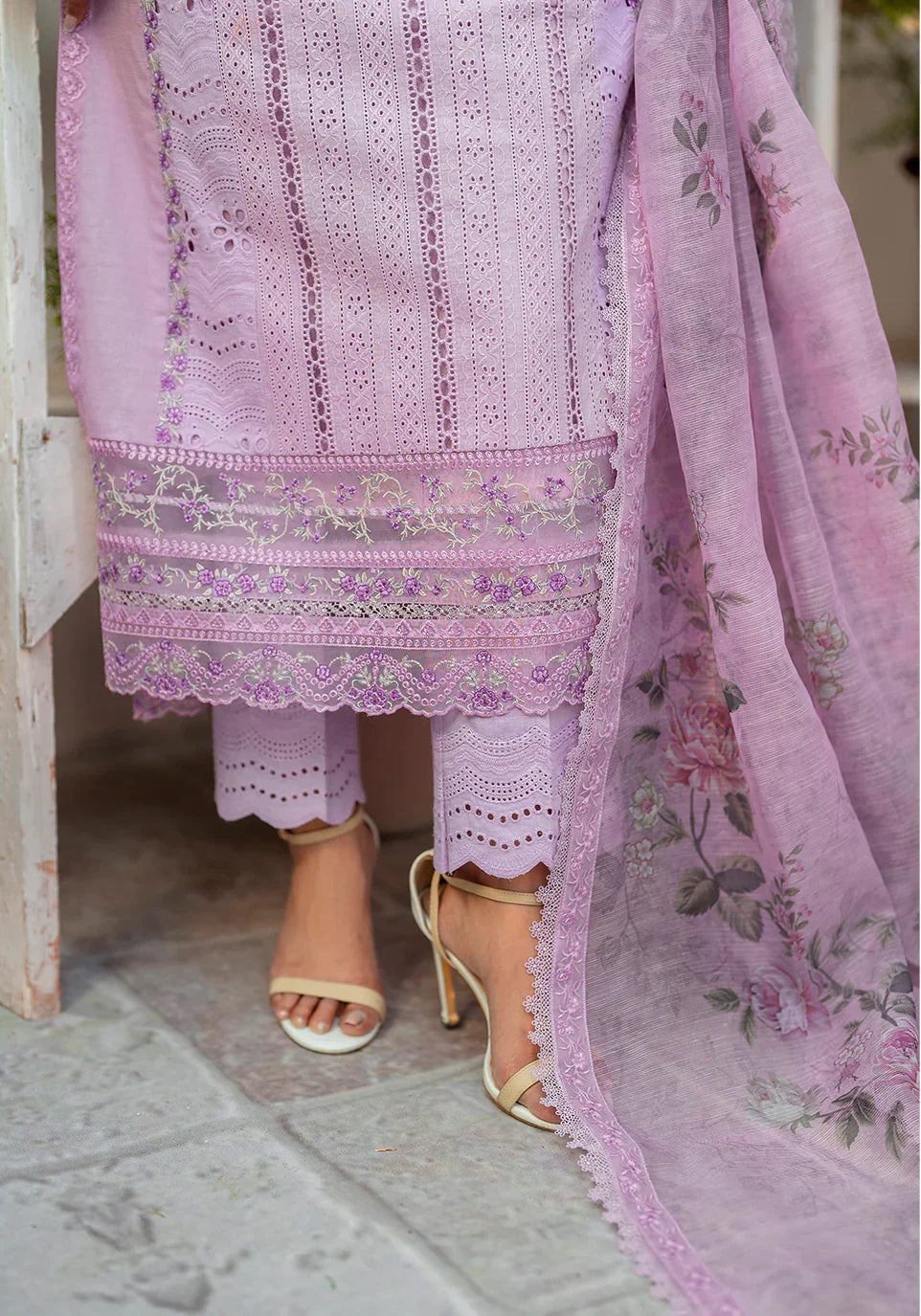 Zarqash | Belle Ame 24 | BL 005 Periwinkle - Ladies Clothes - Maria Faisal