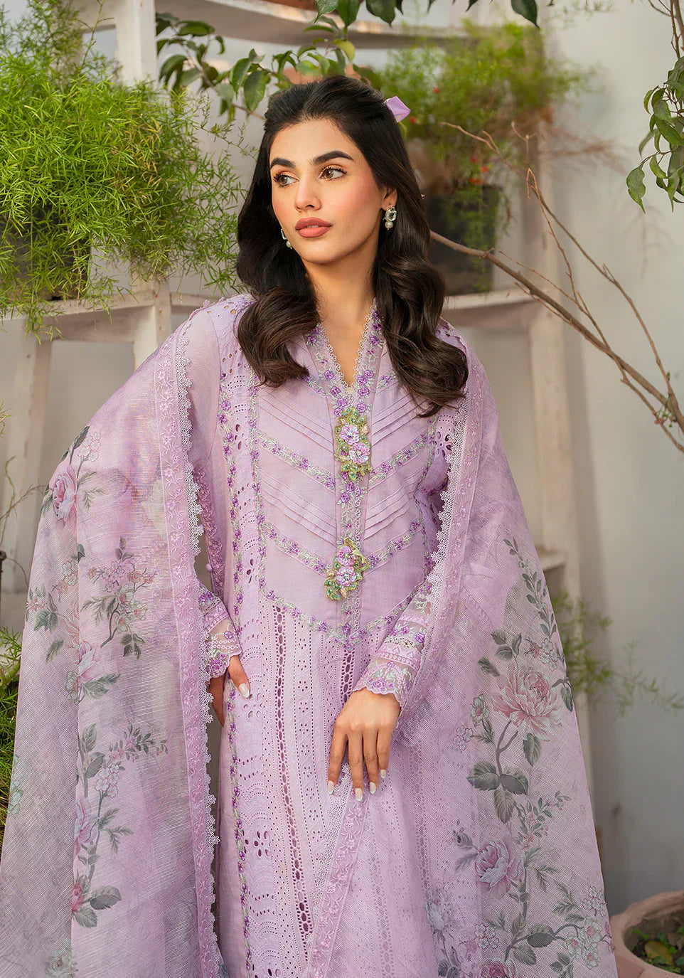 Zarqash | Belle Ame 24 | BL 005 Periwinkle - Ladies Clothes - Maria Faisal