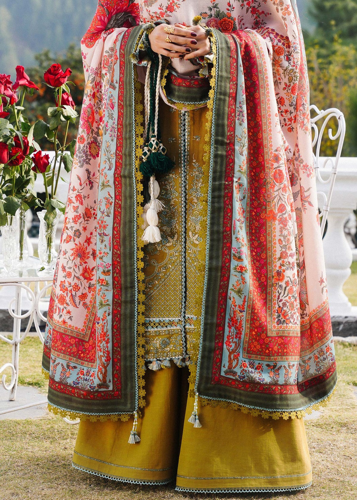 Hussain Rehar | Winter Shawl 24 | Sehr - Ladies Clothes - Maria Faisal
