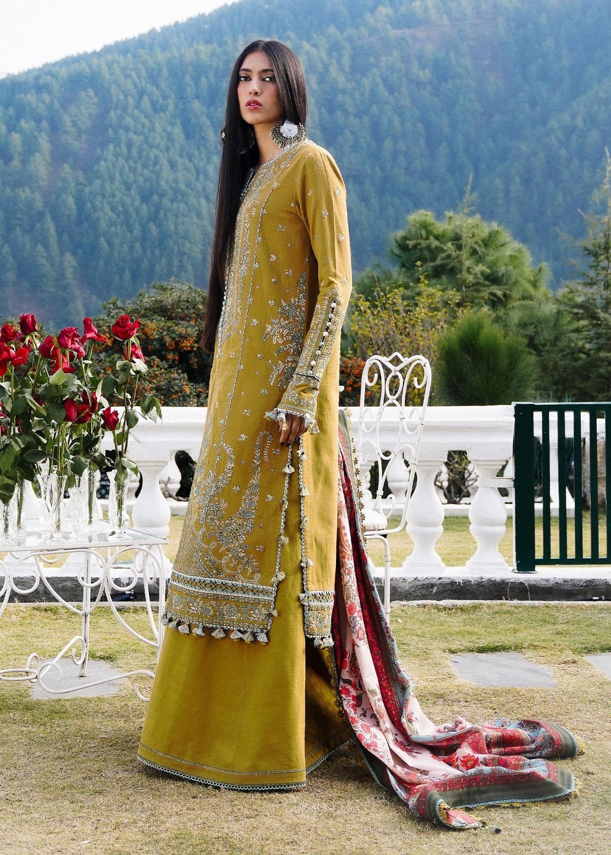 Hussain Rehar | Winter Shawl 24 | Sehr - Ladies Clothes - Maria Faisal