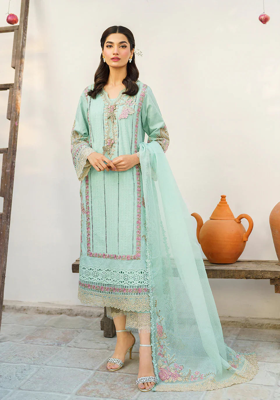 Zarqash | Belle Ame 24 | BL 006 Aqua Blue - Luxury - Maria Faisal