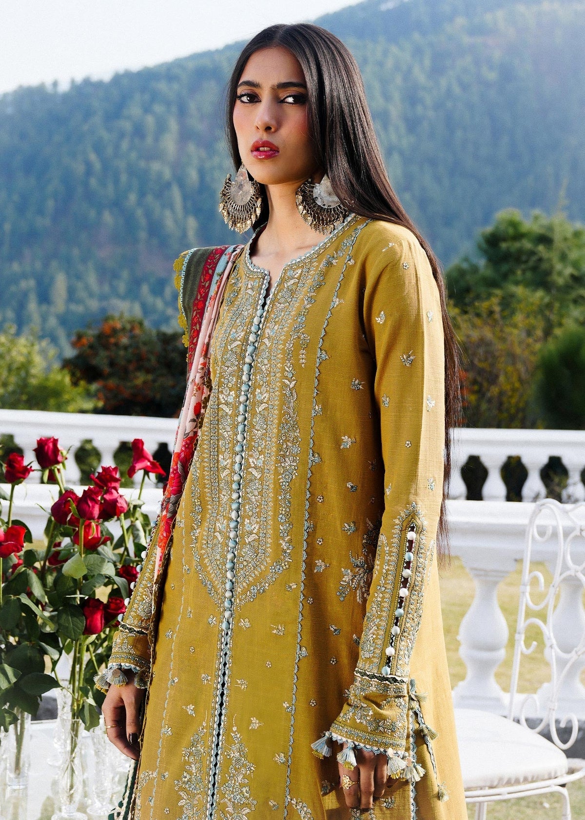 Hussain Rehar | Winter Shawl 24 | Sehr - Ladies Clothes - Maria Faisal