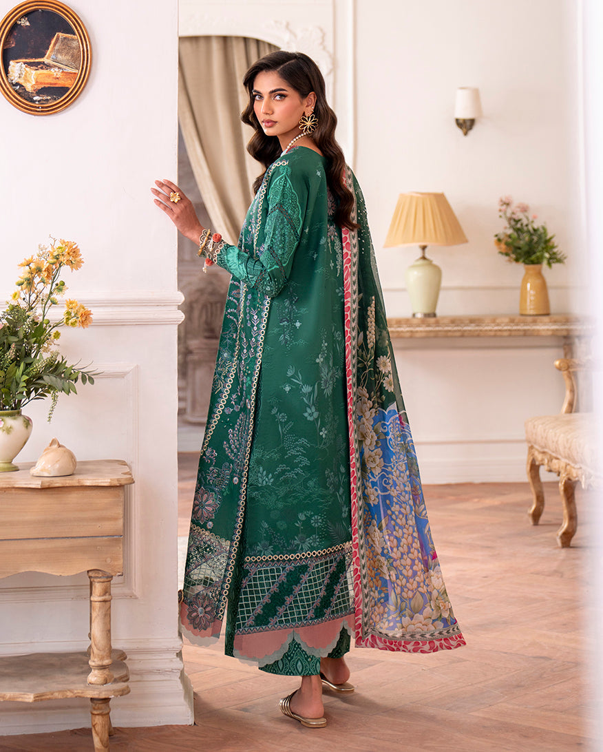 Roheenaz | Aezel Embroidered Cambric | Maham - Ladies Clothes - Maria Faisal