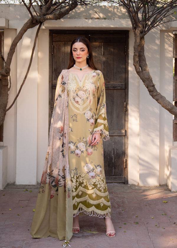 Myeesha | Lamhay Luxury Lawn 25 | Zarnish by Maria Faisal - Registered Vendor of : Myeesha - type : Ladies Clothes - 100% original wedding dresses