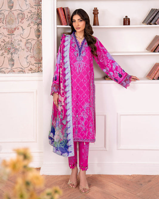 Roheenaz | Aezel Embroidered Cambric | Novah - Ladies Clothes - Maria Faisal