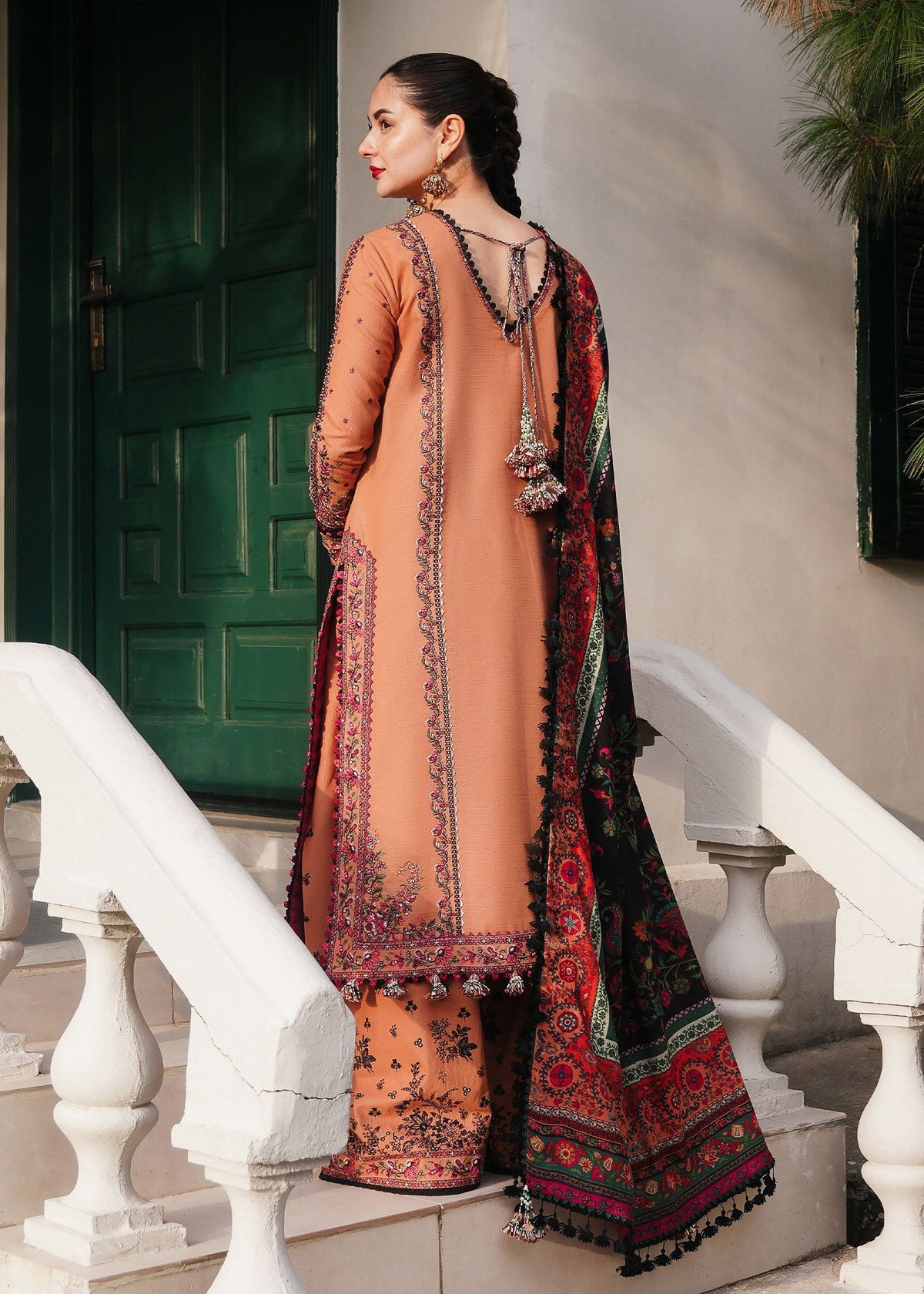 Hussain Rehar | Winter Shawl 24 | Sahira - Ladies Clothes - Maria Faisal