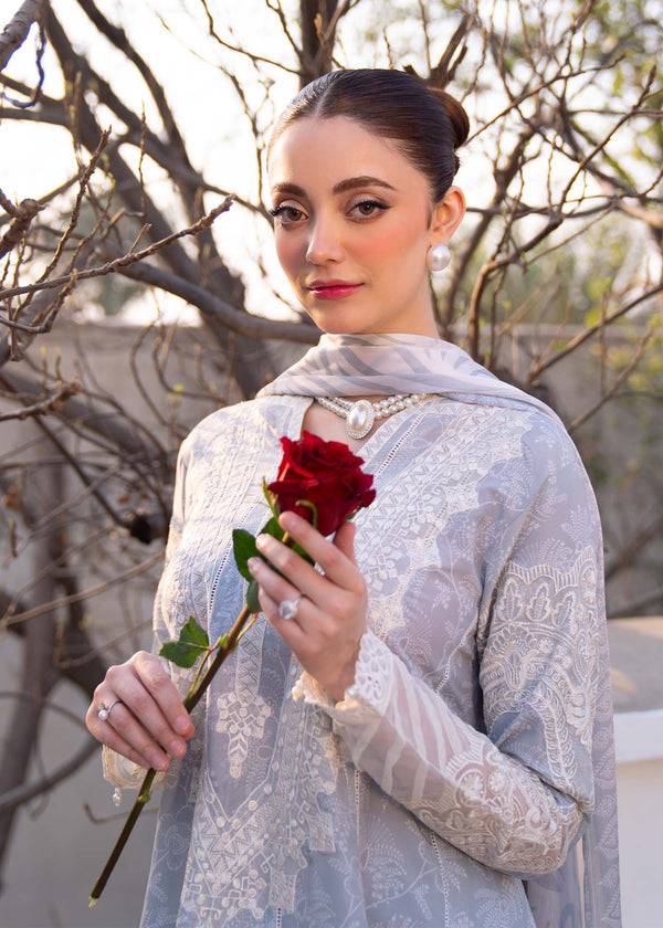 Myeesha | Lamhay Luxury Lawn 25 | Aabroo by Maria Faisal - Registered Vendor of : Myeesha - type : Ladies Clothes - 100% original wedding dresses