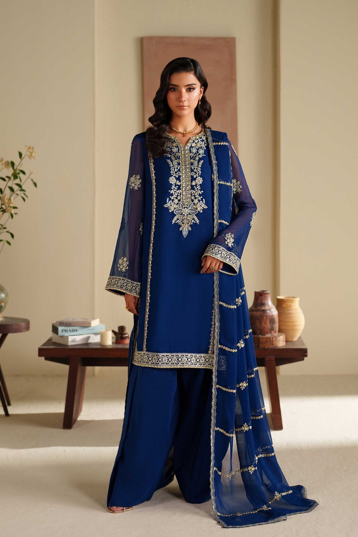 Akbar Aslam | Formal Pret | Sahar - Formal Dress - available at Maria Faisal in UK and USA.