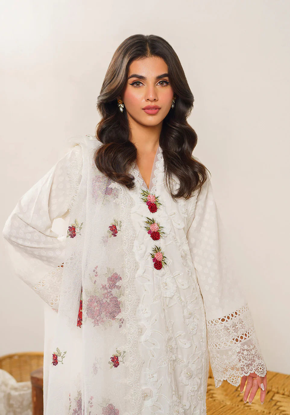 Zarqash | Belle Ame 24 | BL 012 BLANCHE - Ladies Clothes - Maria Faisal