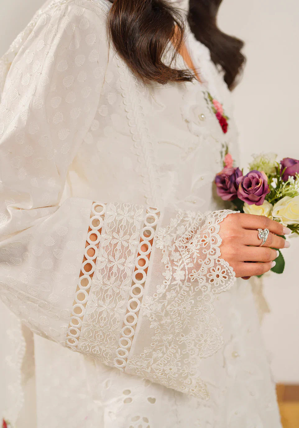 Zarqash | Belle Ame 24 | BL 012 BLANCHE - Ladies Clothes - Maria Faisal