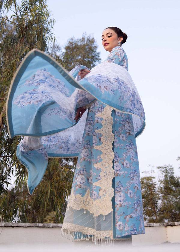 Myeesha | Lamhay Luxury Lawn 25 | Shabnam by Maria Faisal - Registered Vendor of : Myeesha - type : Ladies Clothes - 100% original wedding dresses