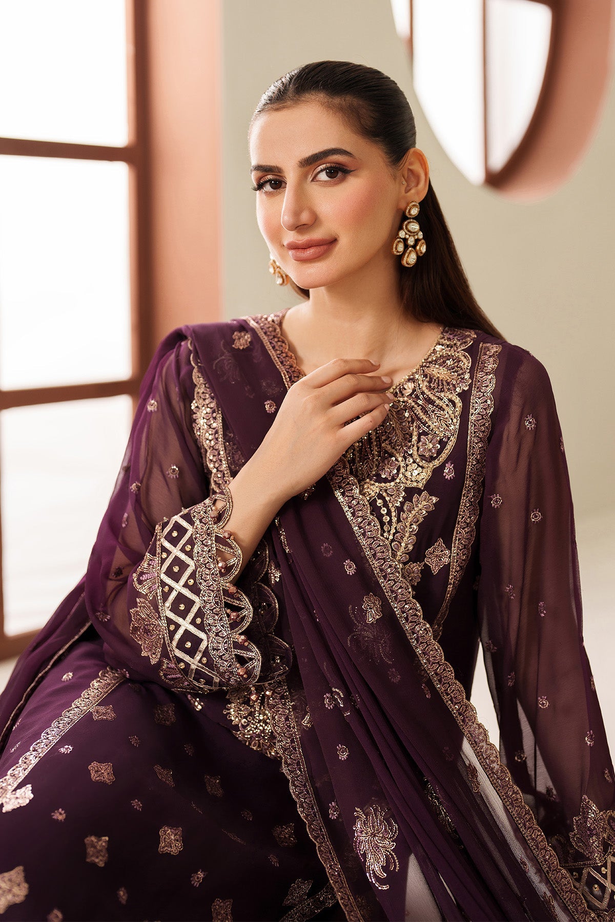 Alizeh | Reena Handmade 25 | AF-HM-4053-Tehwar - Ladies Clothes - Maria Faisal