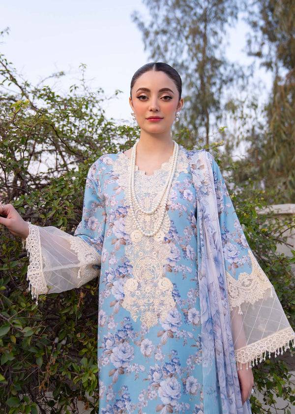 Myeesha | Lamhay Luxury Lawn 25 | Shabnam by Maria Faisal - Registered Vendor of : Myeesha - type : Ladies Clothes - 100% original wedding dresses