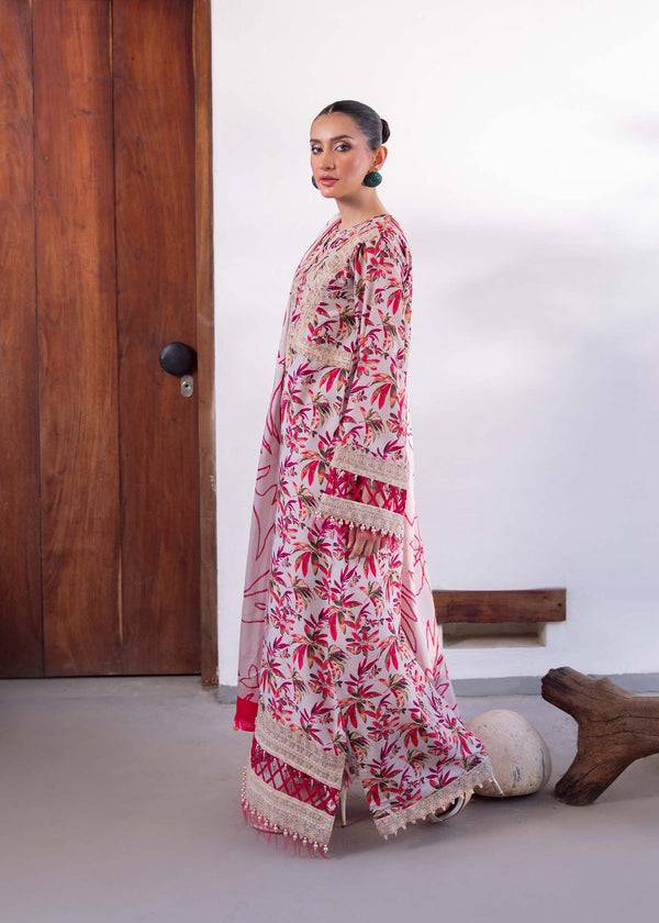 Myeesha | Lamhay Luxury Lawn 25 | Gulab by Maria Faisal - Registered Vendor of : Myeesha - type : Ladies Clothes - 100% original wedding dresses