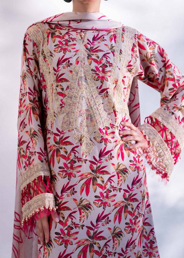 Myeesha | Lamhay Luxury Lawn 25 | Gulab by Maria Faisal - Registered Vendor of : Myeesha - type : Ladies Clothes - 100% original wedding dresses