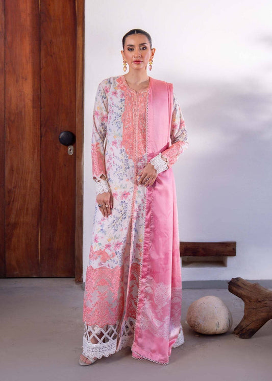 Myeesha | Lamhay Luxury Lawn 25 | Nazneen by Maria Faisal - Registered Vendor of : Myeesha - type : Ladies Clothes - 100% original wedding dresses