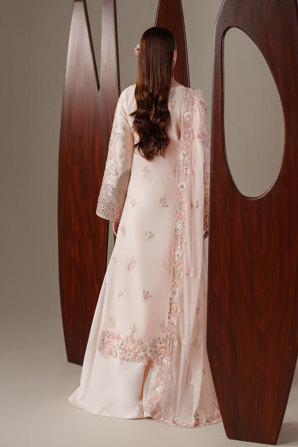 Emaan Adeel | Nouvelle Luxury Chiffon | LUMI - Formal Dress - available at Maria Faisal in UK and USA.