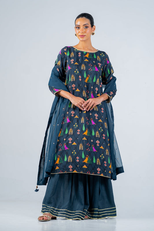 Ego | Diva Premium | KHIRKI 3 PIECE - Ladies Clothes - Maria Faisal
