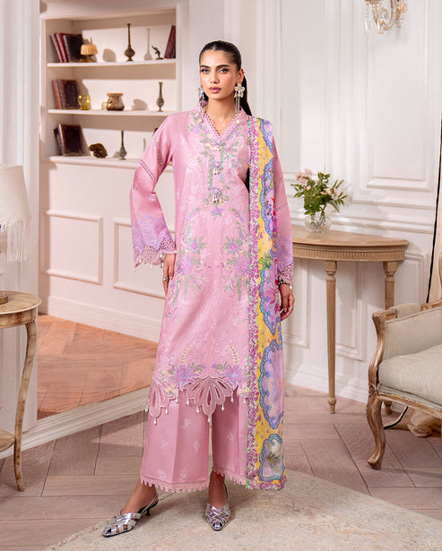 Roheenaz | Aezel Embroidered Cambric | Evale - Ladies Clothes - Maria Faisal