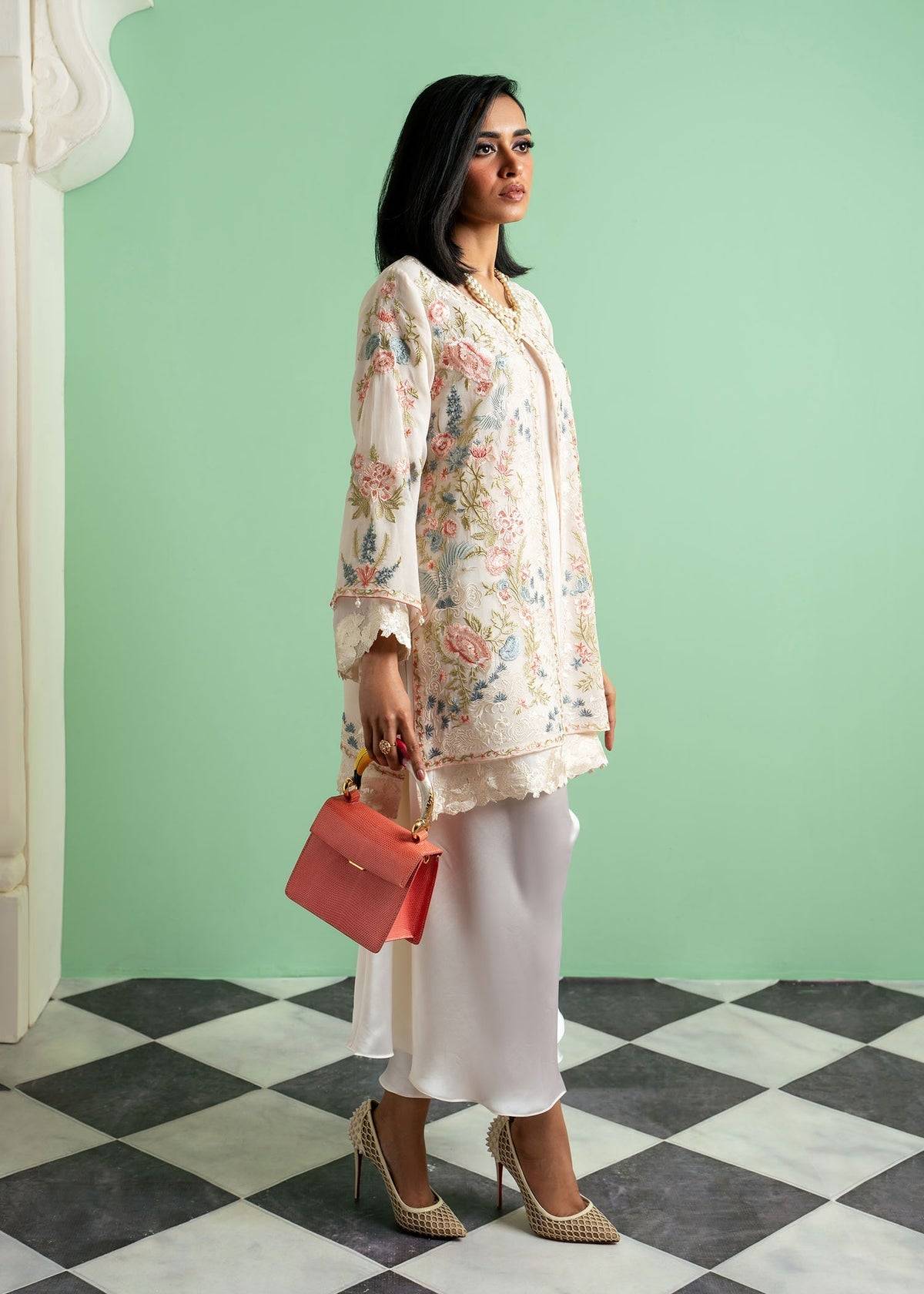 Mahgul | Echoes of Elara | Soft Dust by Maria Faisal - Registered Vendor of : Mahgul - type : Ladies Clothes - 100% original wedding dresses