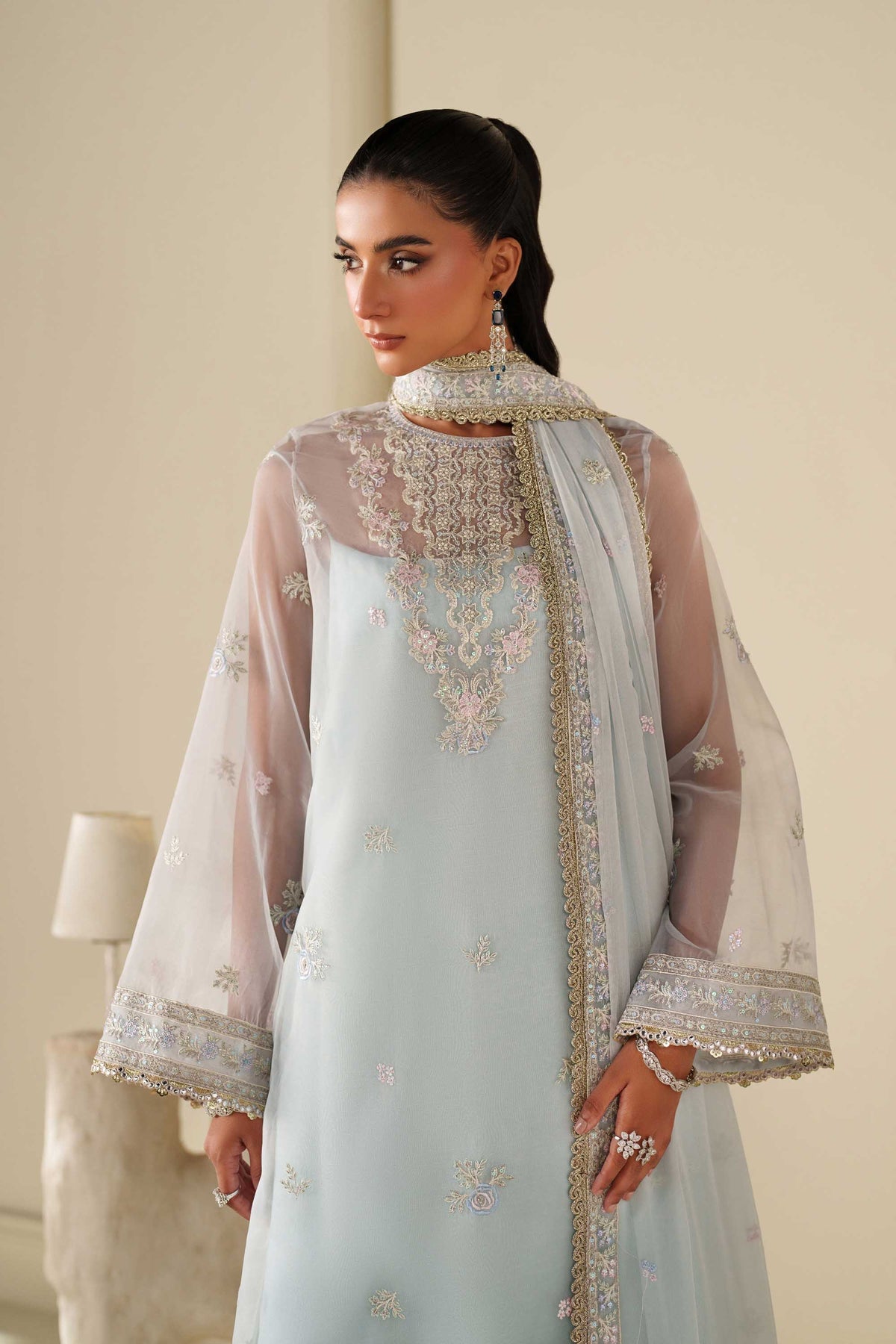 Akbar Aslam | Formal Pret | Poise - Formal Dress - available at Maria Faisal in UK and USA.