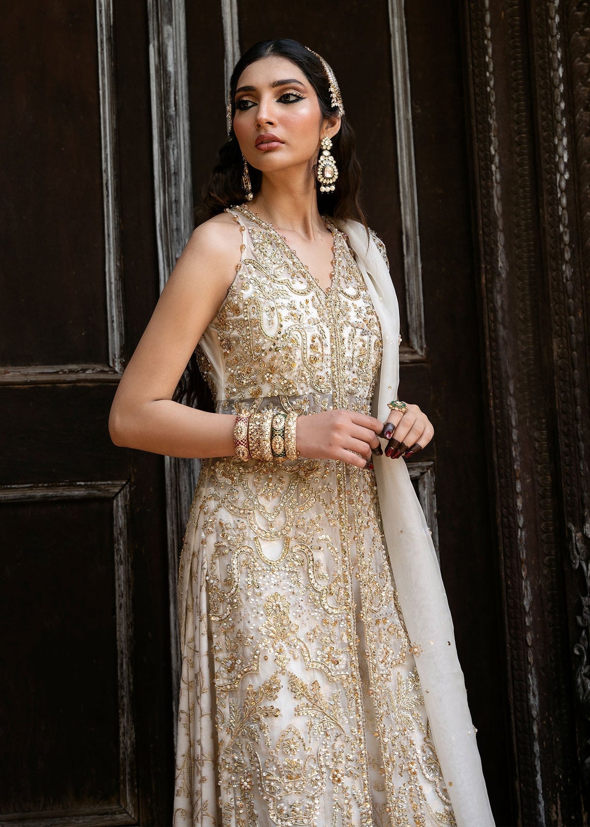 Kanwal Malik | Sajni Wedding Formals 24 | Nisha - Designer Dress with Intricate embroidery and embellishments. Shop elegent wedding dress at Maria Faisal.