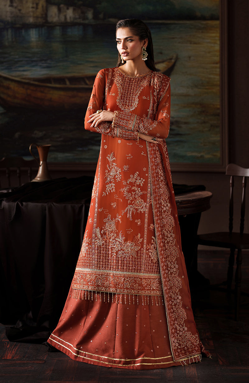Zarif | Premium Chiffon | ZRF-PRC-07 ELEONORE - Ladies Clothes - Maria Faisal