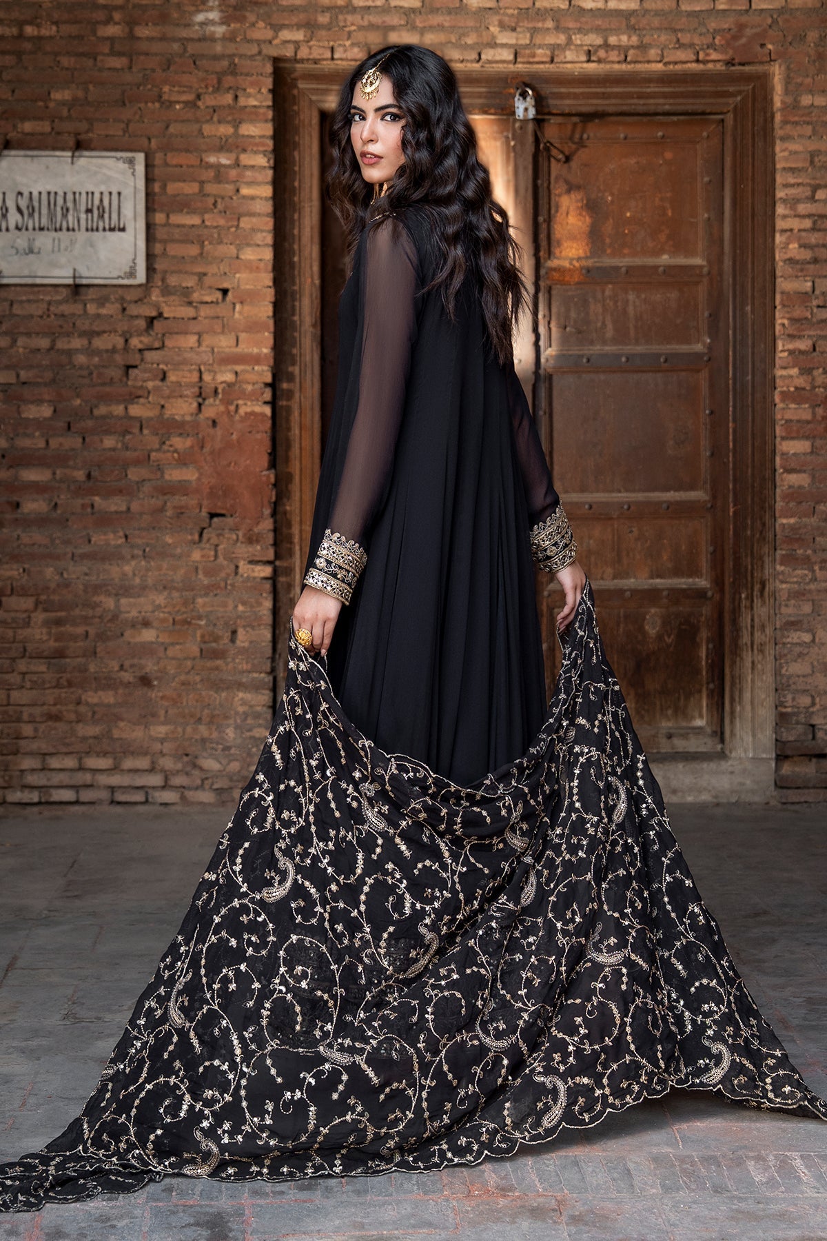 Charizma | Festive Pret | 3-PC Embroidered Chiffon CMA-6-429 - Formal Dress - available at Maria Faisal in UK and USA.