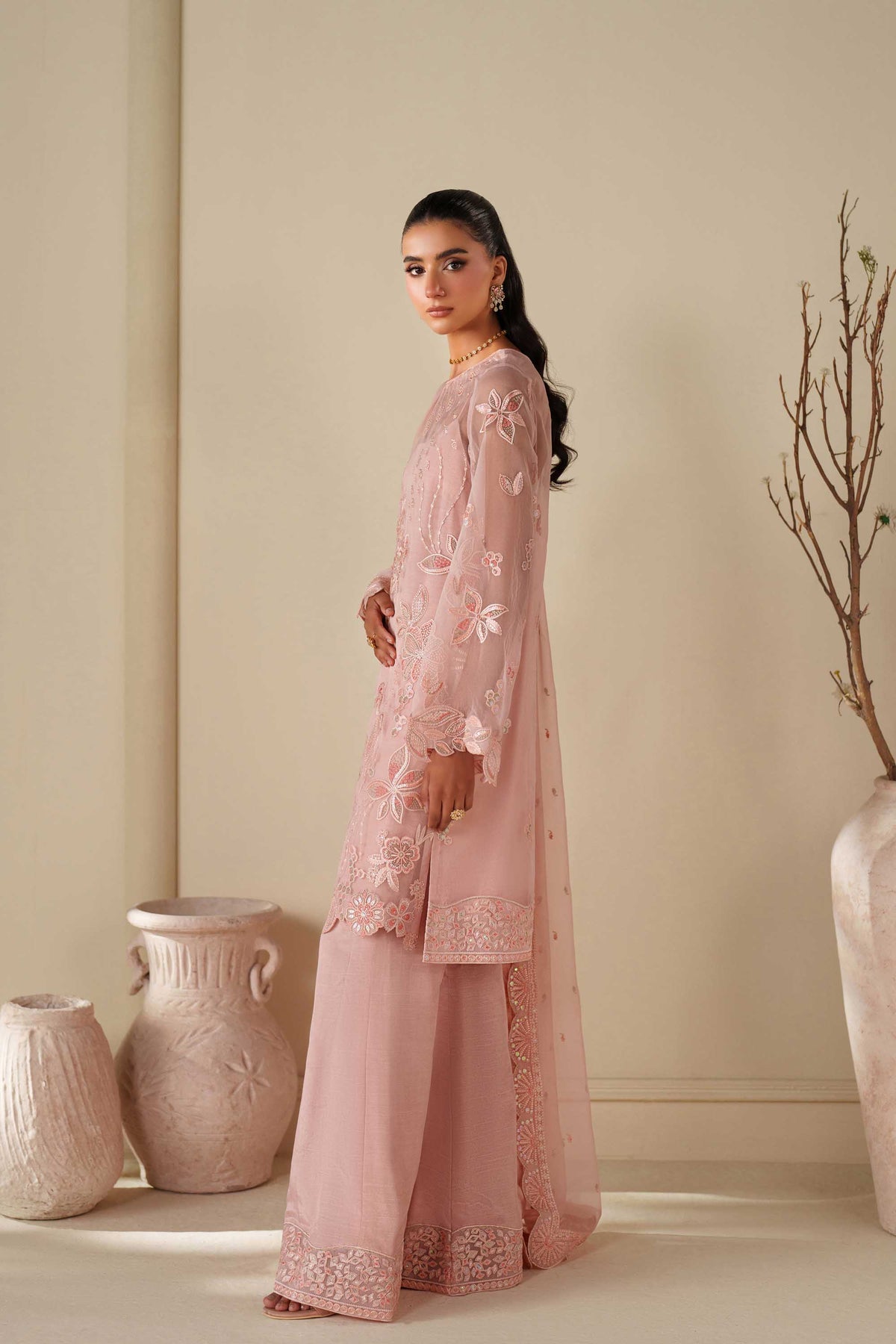 Akbar Aslam | Formal Pret | Adae - Formal Dress - available at Maria Faisal in UK and USA.