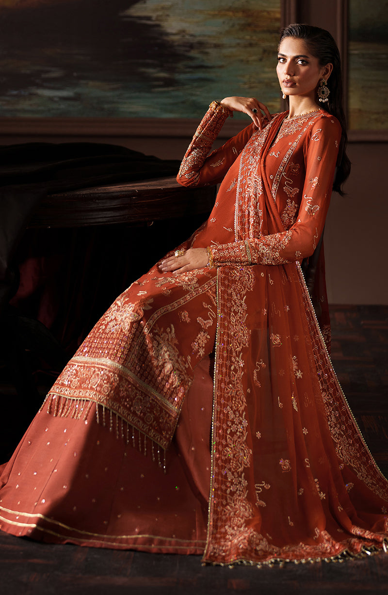 Zarif | Premium Chiffon | ZRF-PRC-07 ELEONORE - Ladies Clothes - Maria Faisal