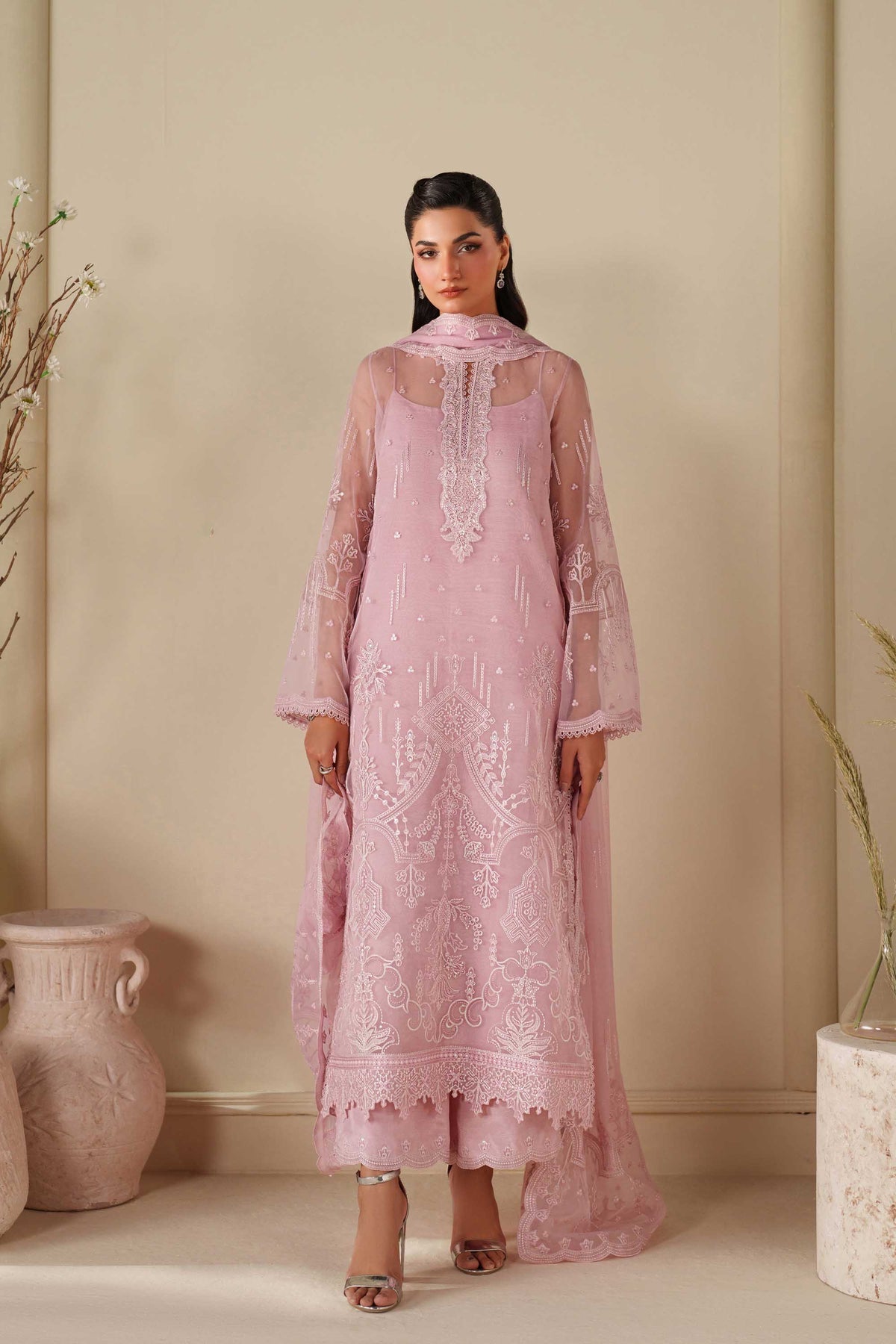 Akbar Aslam | Formal Pret | Velour - Formal Dress - available at Maria Faisal in UK and USA.