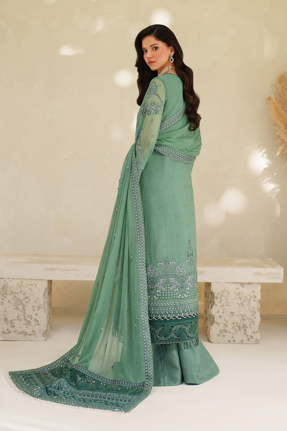 Zarif | Meesa Luxury Formals | Jiroon - Formal Dress - available at Maria Faisal in UK and USA.