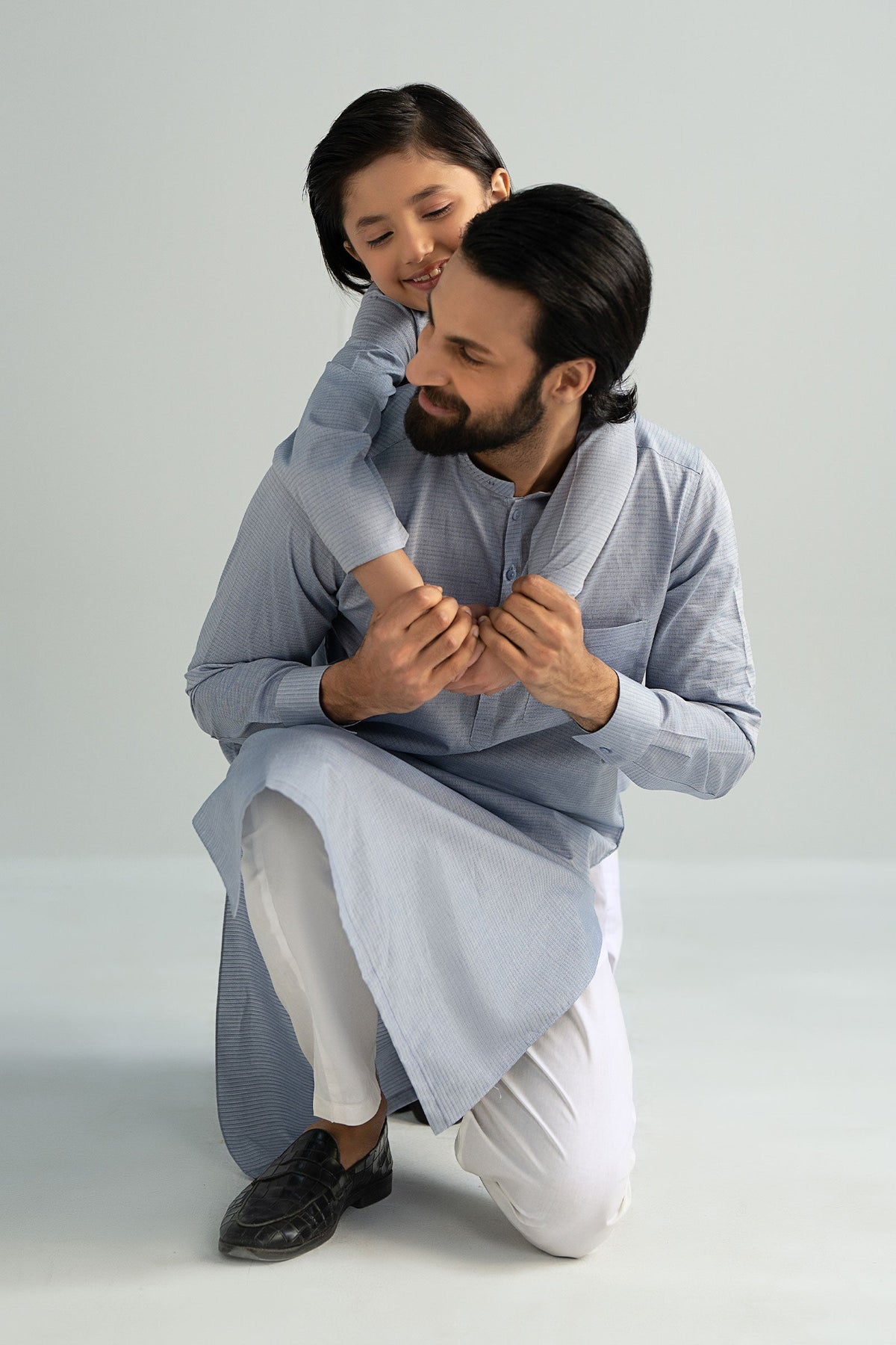 Yarn Dyed Kurta - Kids Clothes - available at Maria Faisal in UK and USA