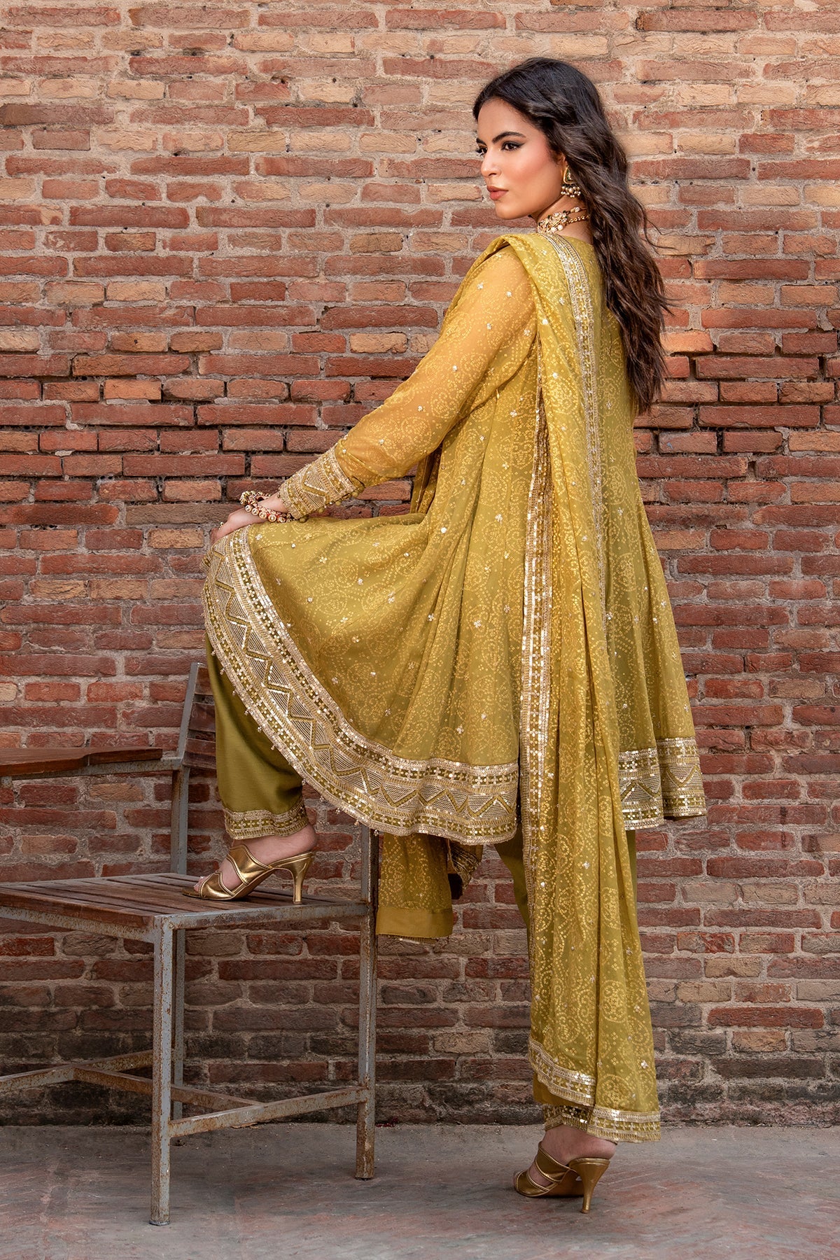 Charizma | Festive Pret | 3-Pcs Embroidered CMA-6-461 - Formal Dress - available at Maria Faisal in UK and USA.