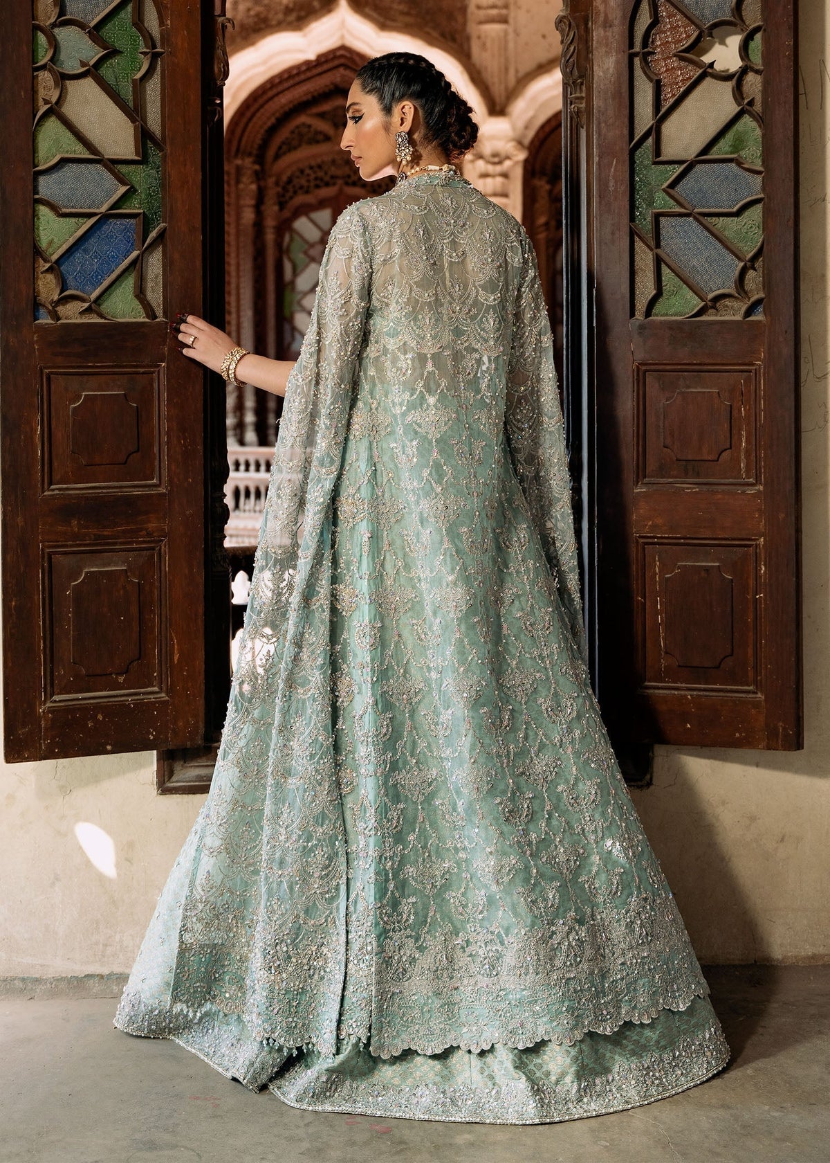 Kanwal Malik | Sajni Wedding Formals 24 | Shafaq - Designer Dress with Intricate embroidery and embellishments. Shop elegent wedding dress at Maria Faisal.