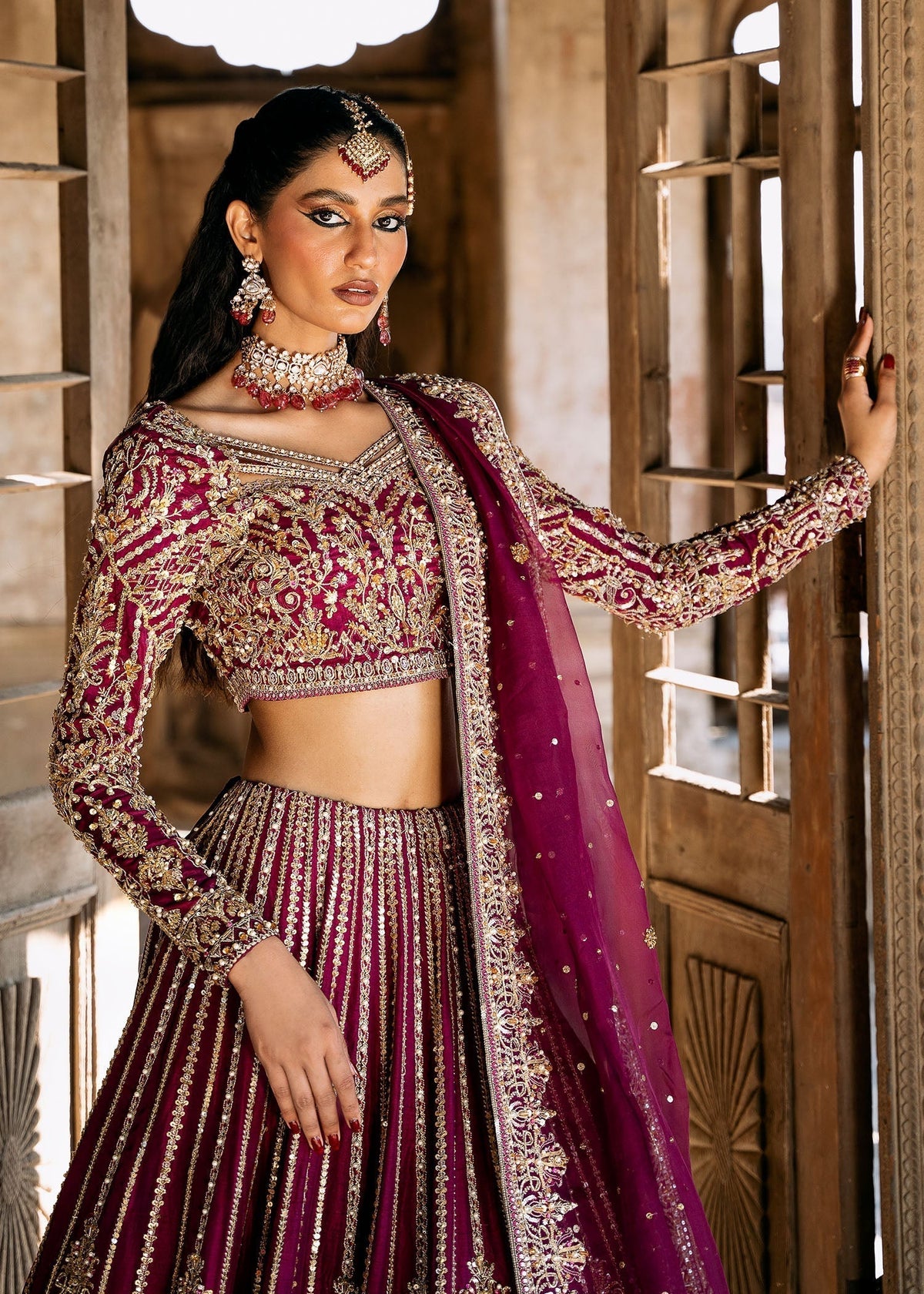 Kanwal Malik | Sajni Wedding Formals 24 | Raina - Designer Dress with Intricate embroidery and embellishments. Shop elegent wedding dress at Maria Faisal.