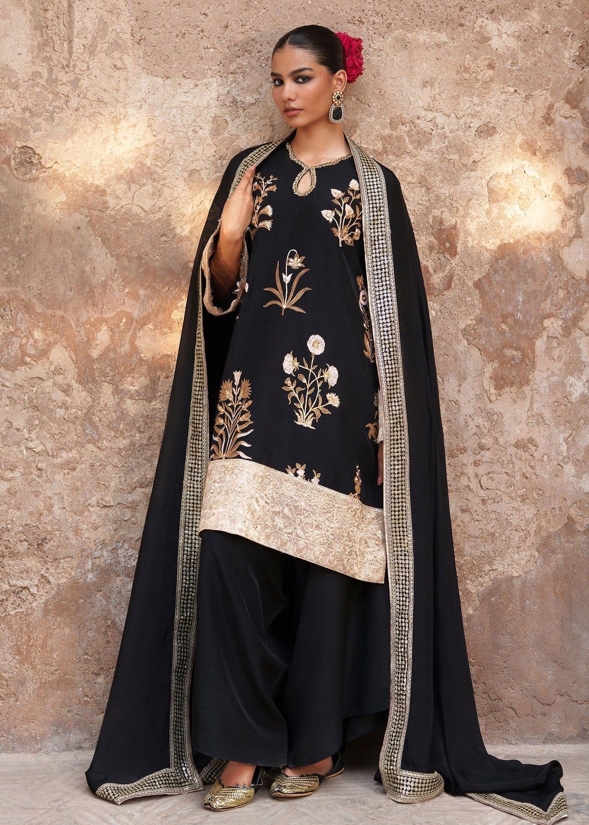 Sadaf Fawad Khan | Zeenat Formals 26 | Resham - Formal Dress - available at Maria Faisal in UK and USA.