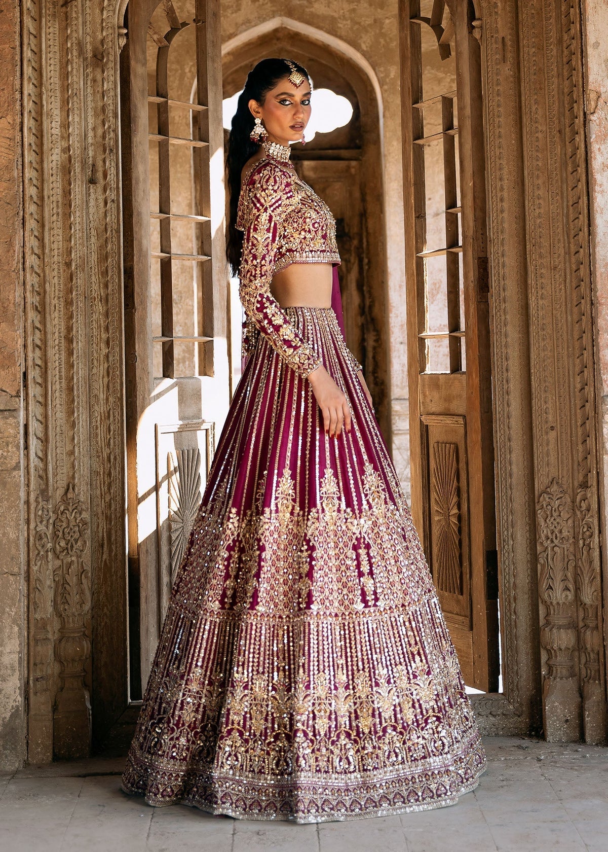 Kanwal Malik | Sajni Wedding Formals 24 | Raina - Designer Dress with Intricate embroidery and embellishments. Shop elegent wedding dress at Maria Faisal.