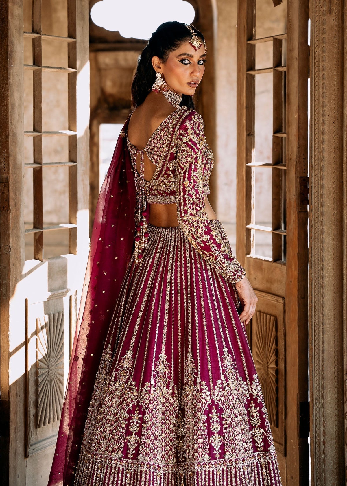 Kanwal Malik | Sajni Wedding Formals 24 | Raina - Designer Dress with Intricate embroidery and embellishments. Shop elegent wedding dress at Maria Faisal.