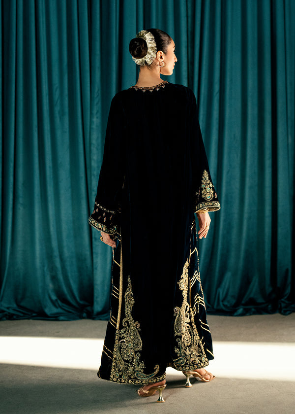 Serene Teal – authentic Pakistani dress from the Velvet Code collection for women in the UK