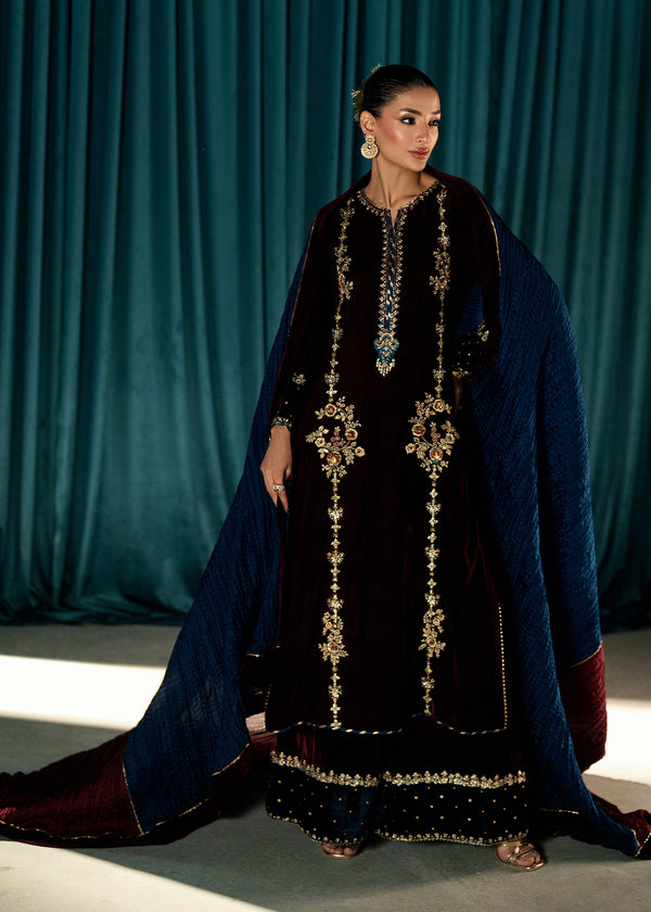 Ruby Eclipse – authentic Pakistani dress from the Velvet Code collection for women in the UK